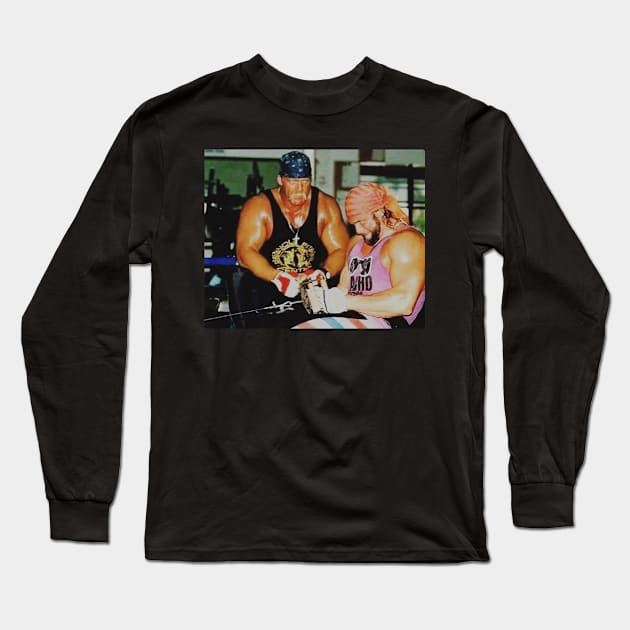 Wrestlemania 3 hogan' >Macho Long Sleeve T-Shirt by MateeSwag